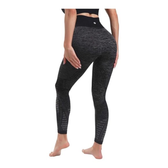 Running Girl XL Grey Heather Compression Leggings - Picture 3 of 8